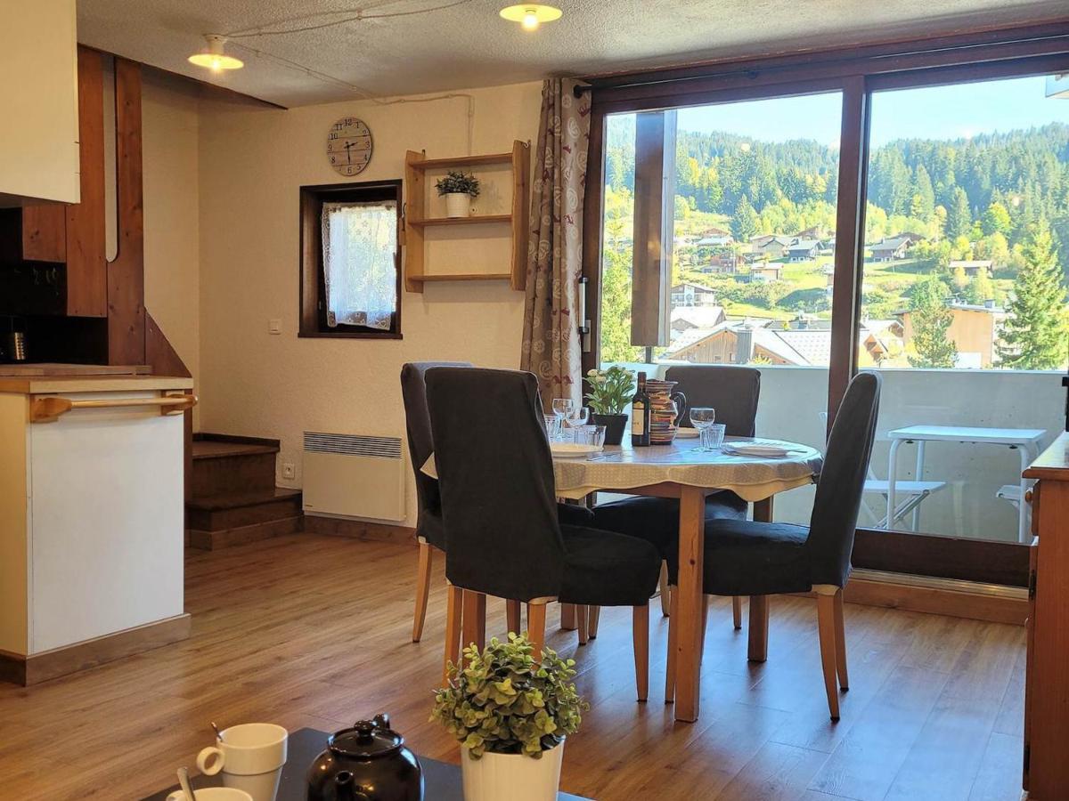Apartmán Duplex 3 Pieces Aux Gets, Proche Pistes Avec Parking Et Wifi - Fr-1-598-23 Les Gets Exteriér fotografie